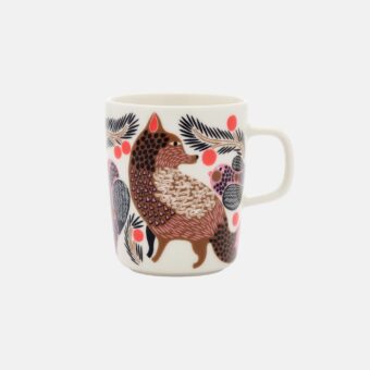 Marimekko Tasse Ketunmarja, 2.5 dl, Weiss, Braun, Rosa, Grün